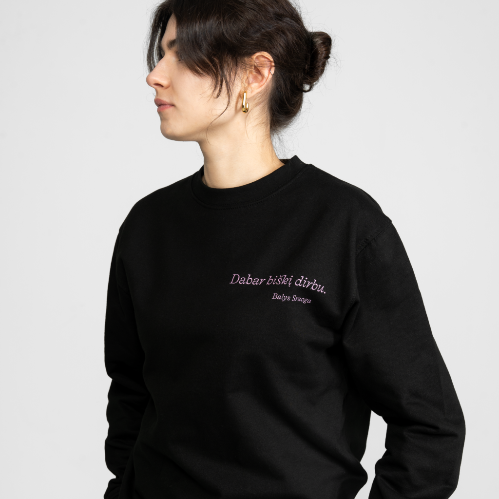 Bliuzonas su Sruogos citata priekyje